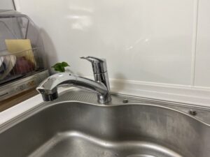 京都キッチン取付け隊　タカギ浄水栓の工事　施工前